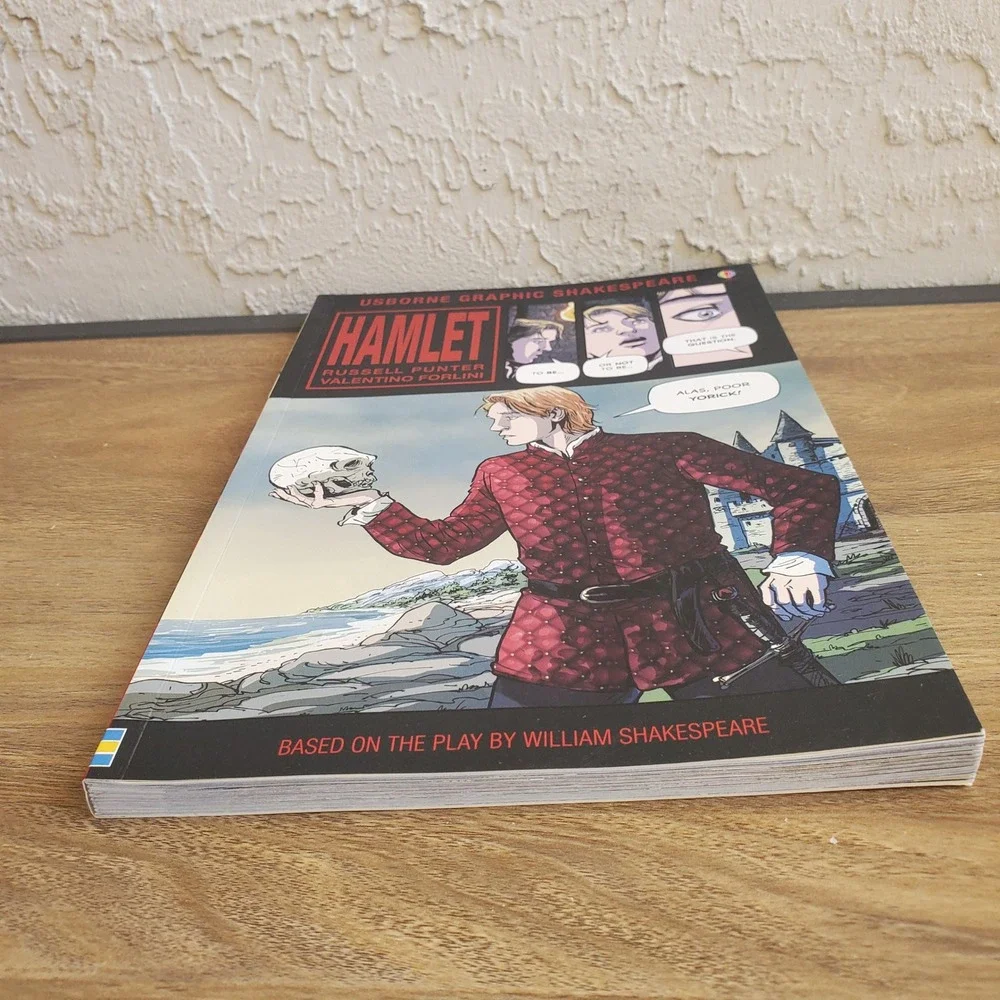 Hamlet Graphic Shakespeare Novel by Punter &‎ Forlini Comic Book Usborne